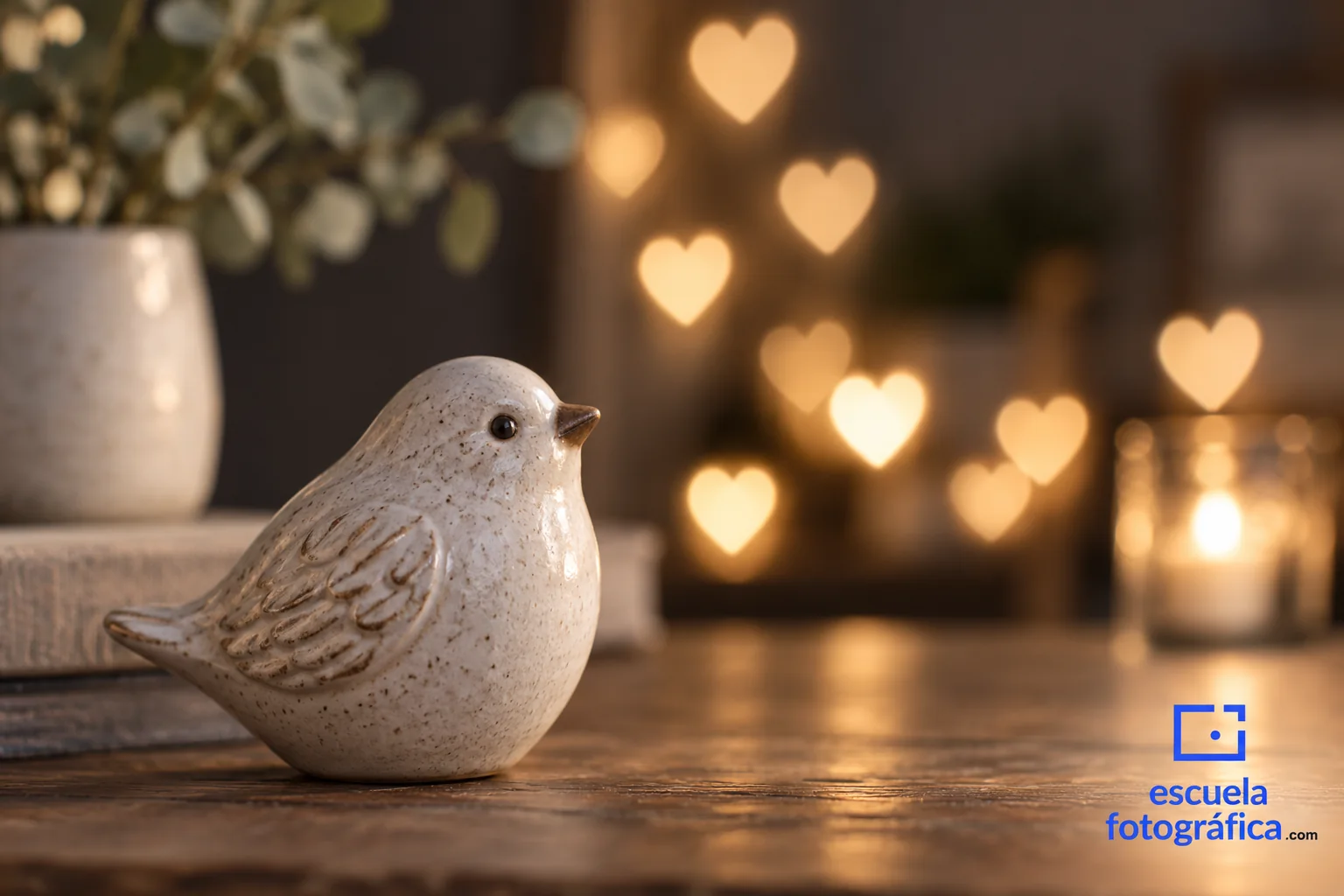 Bokeh con formas: hacer corazones y estrellas con una plantilla de cartulina